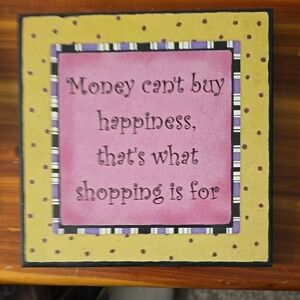 Decorative Wall Plaque - Multicolor